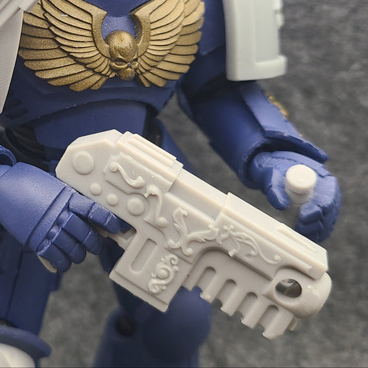 Heavy Strike Pistol Artificer Pattern resin weapon accessory for McFarlane action figures