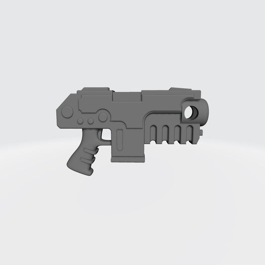Heavy Strike Pistol custom resin weapon compatible with McFarlane Toys 7-inch armored action figures