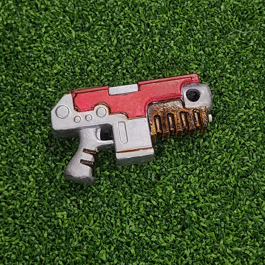 Heavy Strike Pistol custom resin weapon compatible with McFarlane Toys 7-inch armored action figures