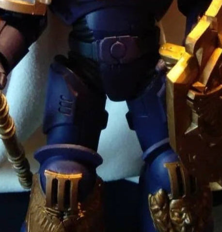 Hedonistic Warrior Order III Knee Pad Decal compatible with McFarlane Toys 7-inch armored action figures custom resin accessory
