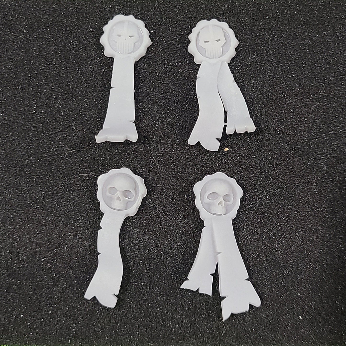 Iron Skull Warrior Order purity seals and prayer parchment set compatible with McFarlane Toys 7-inch armored action figures custom resin accessories