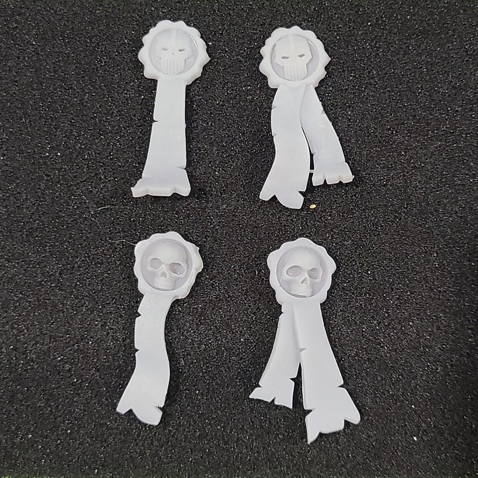 Iron Skull Warrior Order purity seals and prayer parchment set compatible with McFarlane Toys 7-inch armored action figures custom resin accessories