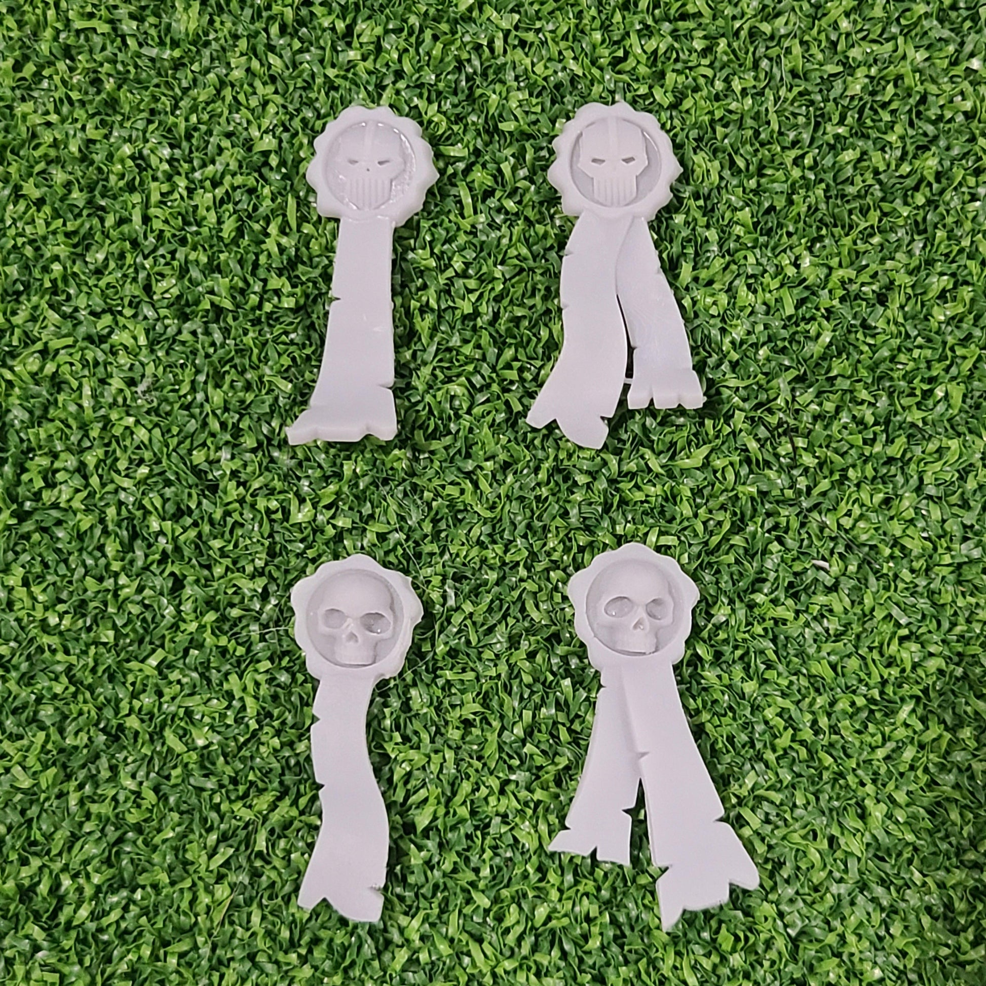 Iron Skull Warrior Order purity seals and prayer parchment set compatible with McFarlane Toys 7-inch armored action figures custom resin accessories