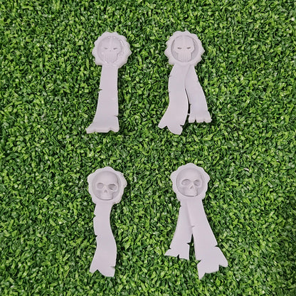 Iron Skull Warrior Order purity seals and prayer parchment set compatible with McFarlane Toys 7-inch armored action figures custom resin accessories