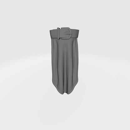 Custom resin loincloth with belt buckle armor accessory compatible with McFarlane Toys 7-inch 1:12 scale armored action figures.