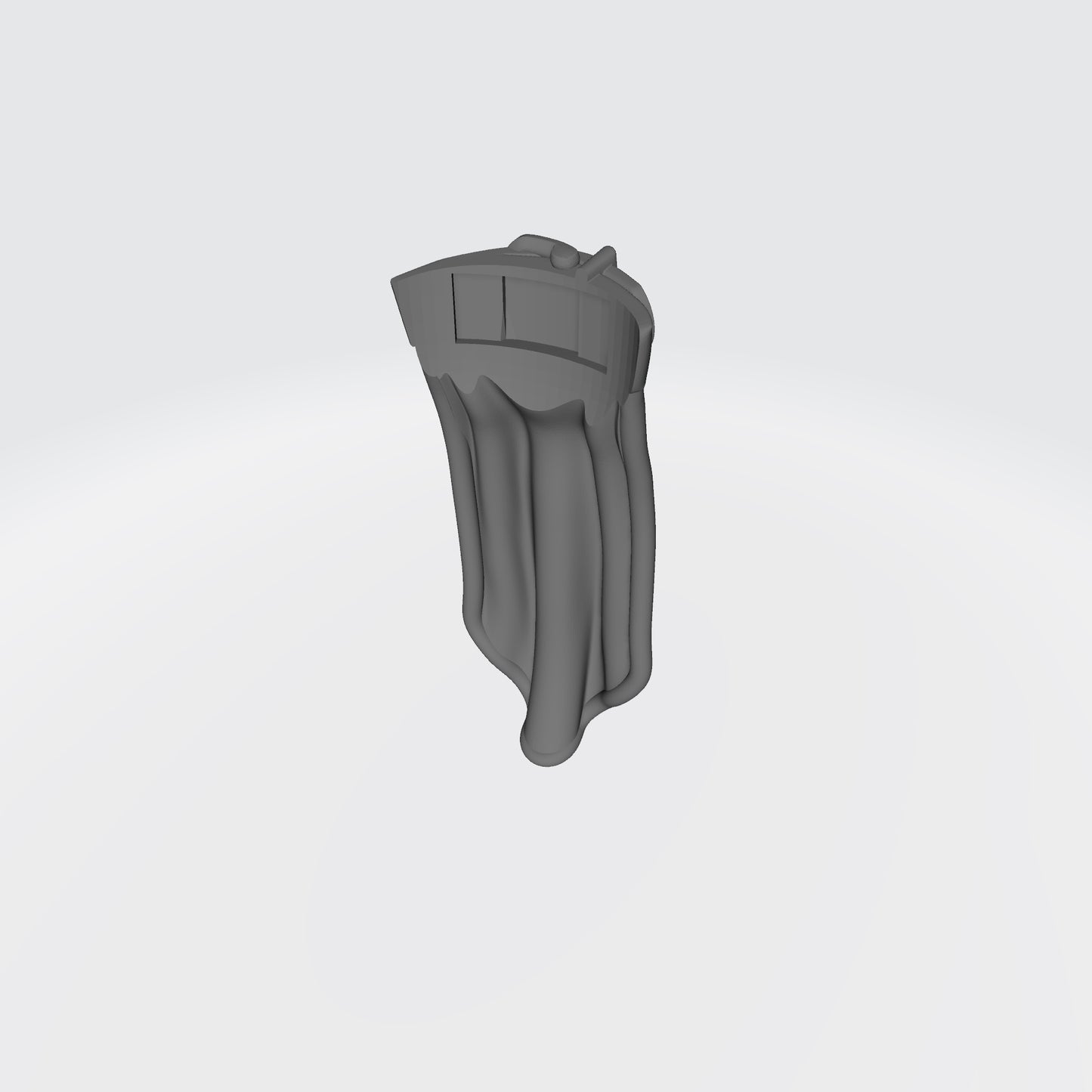 Custom resin loincloth with belt buckle armor accessory compatible with McFarlane Toys 7-inch 1:12 scale armored action figures.