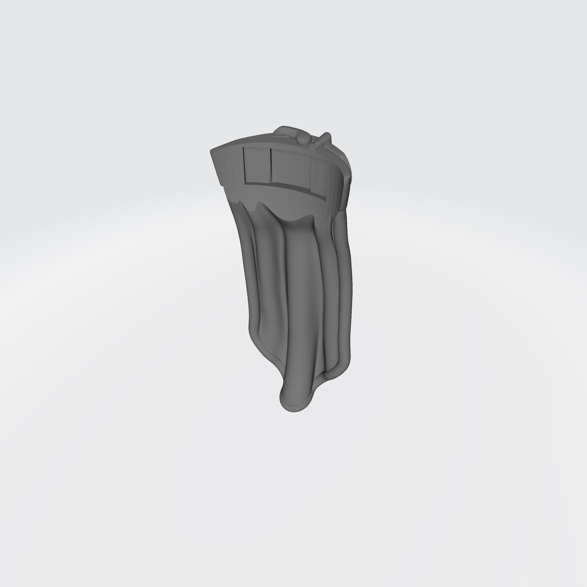Custom resin loincloth with belt buckle armor accessory compatible with McFarlane Toys 7-inch 1:12 scale armored action figures.