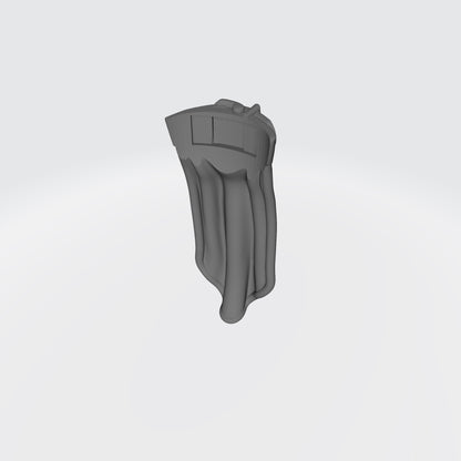 Custom resin loincloth with belt buckle armor accessory compatible with McFarlane Toys 7-inch 1:12 scale armored action figures.