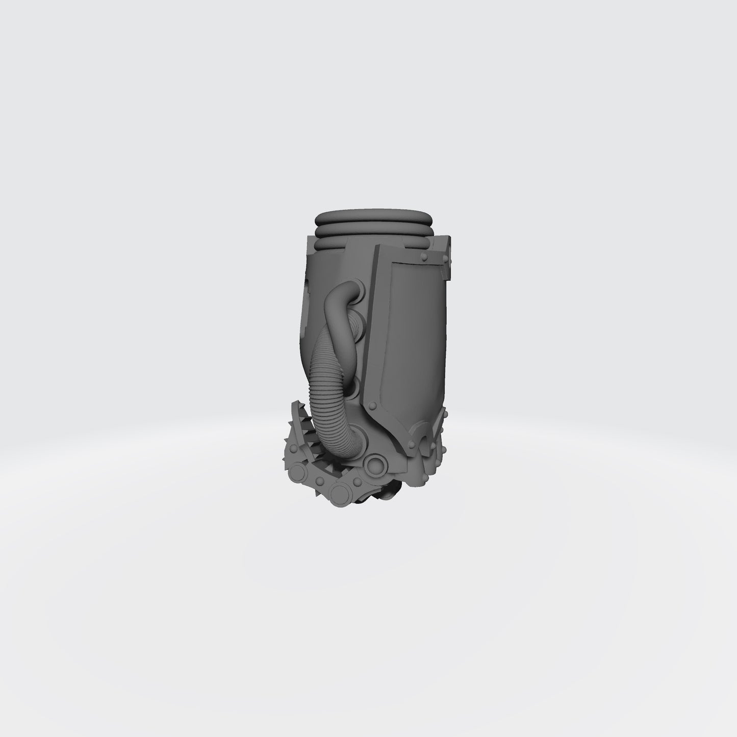 Mech Hands Armored Right Hand Closed Gauntlet compatible with McFarlane Toys 7-inch armored action figures custom resin accessory
