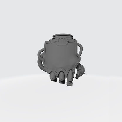 Mech Hands Armored Right Hand Closed Gauntlet compatible with McFarlane Toys 7-inch armored action figures custom resin accessory