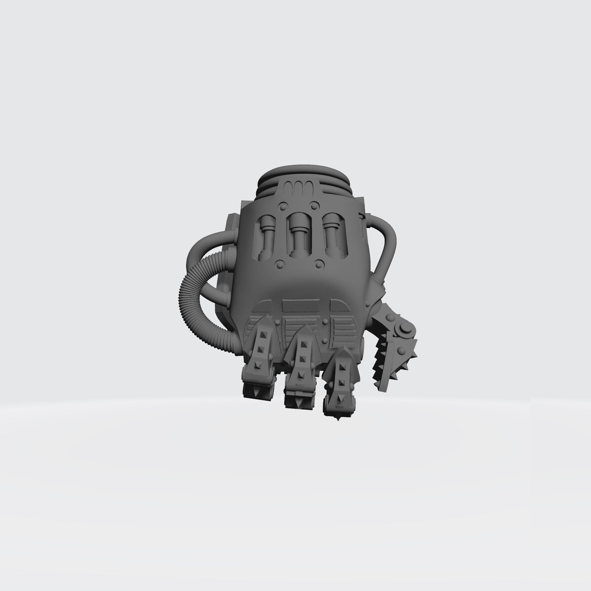 Mech Hands Left Hand Closed Power Gauntlet compatible with McFarlane Toys 7-inch armored action figures custom resin accessory
