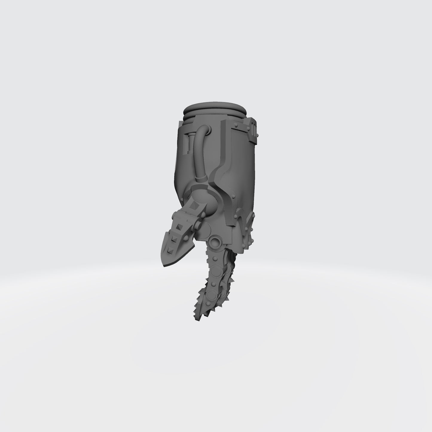 Mech Hands Left Hand Open Energy Gauntlet compatible with McFarlane Toys 7-inch armored action figures custom resin accessory
