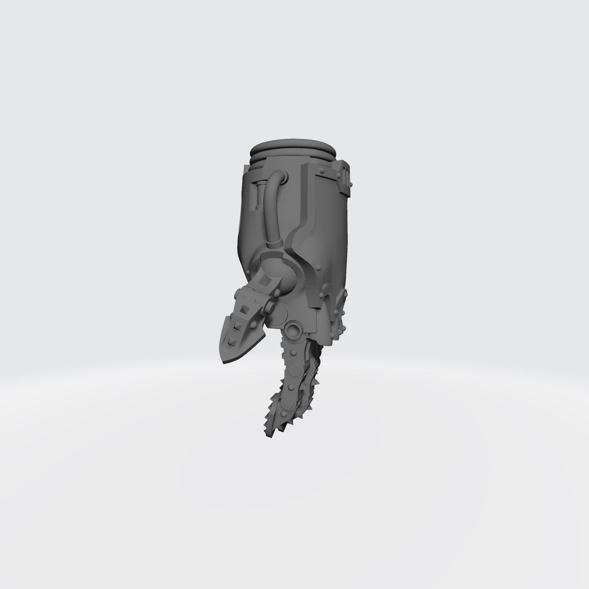 Mech Hands Left Hand Open Energy Gauntlet compatible with McFarlane Toys 7-inch armored action figures custom resin accessory