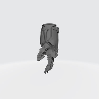 Mech Hands Left Hand Open Energy Gauntlet compatible with McFarlane Toys 7-inch armored action figures custom resin accessory