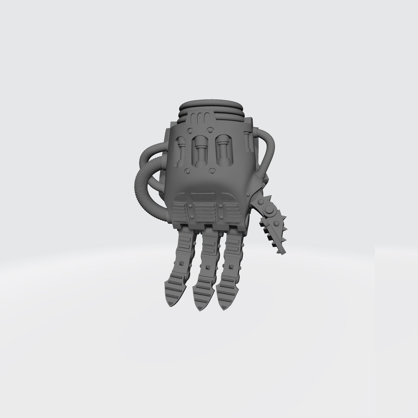 Mech Hands Left Hand Open Energy Gauntlet compatible with McFarlane Toys 7-inch armored action figures custom resin accessory