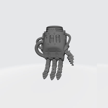 Mech Hands Left Hand Open Energy Gauntlet compatible with McFarlane Toys 7-inch armored action figures custom resin accessory