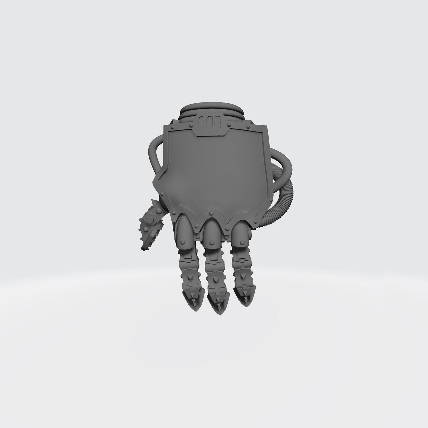Mech Hands Left Hand Open Energy Gauntlet compatible with McFarlane Toys 7-inch armored action figures custom resin accessory