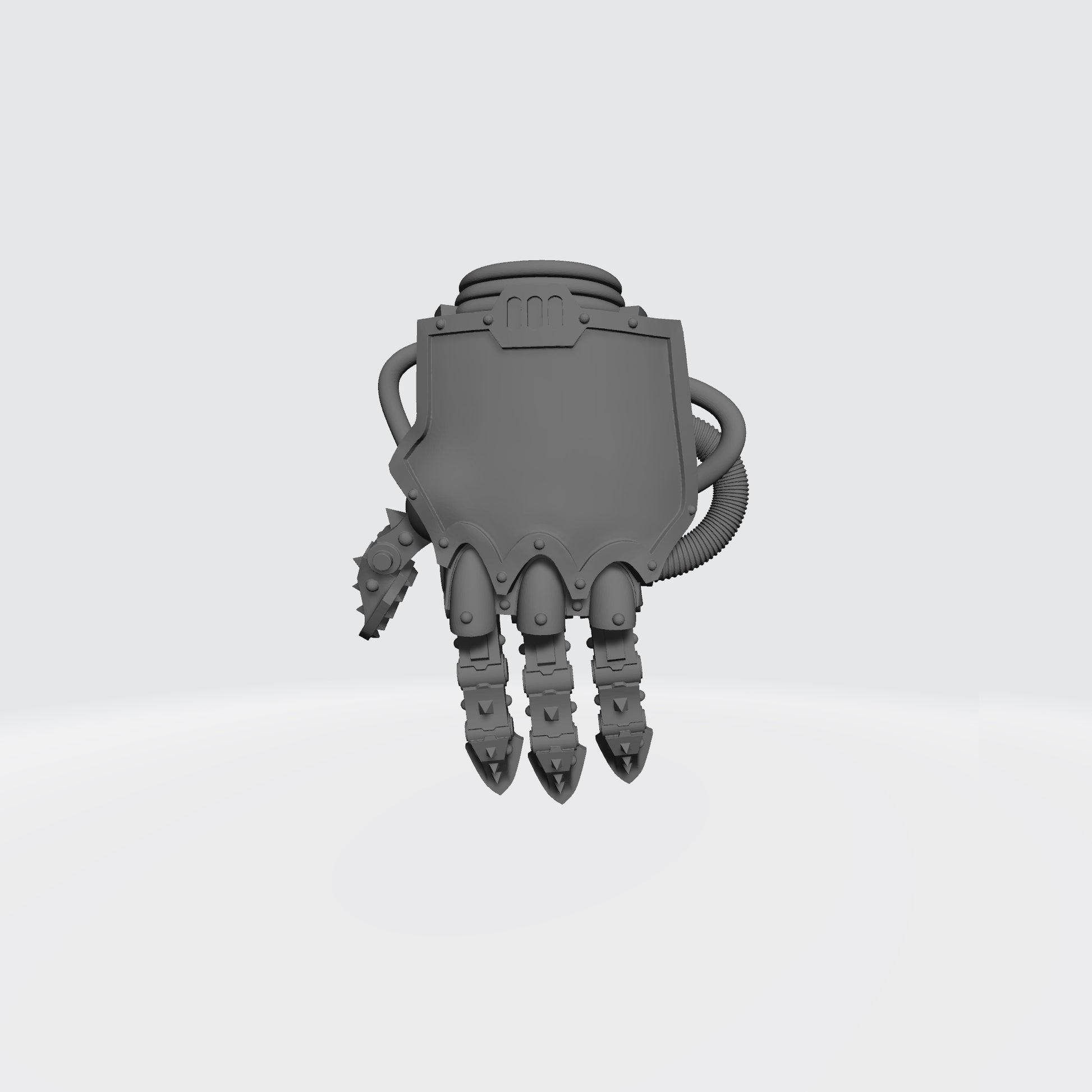 Mech Hands Left Hand Open Energy Gauntlet compatible with McFarlane Toys 7-inch armored action figures custom resin accessory
