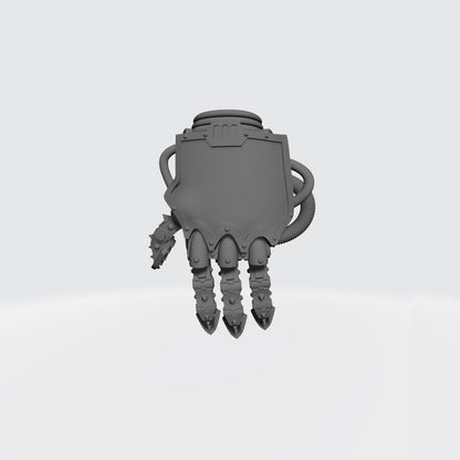 Mech Hands Left Hand Open Energy Gauntlet compatible with McFarlane Toys 7-inch armored action figures custom resin accessory