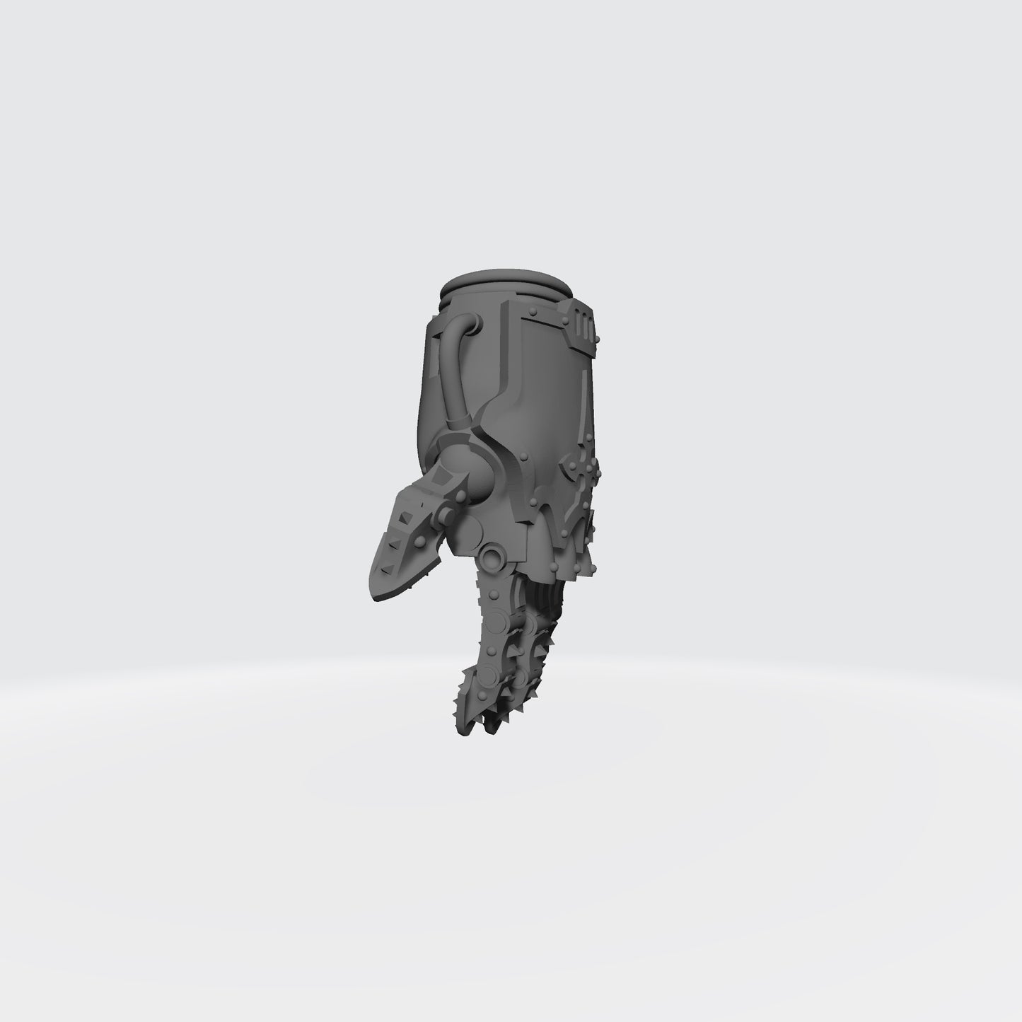 Mech Hands Master-Crafted Left Hand Open Energy Gauntlet compatible with McFarlane Toys 7-inch armored action figures custom resin accessory
