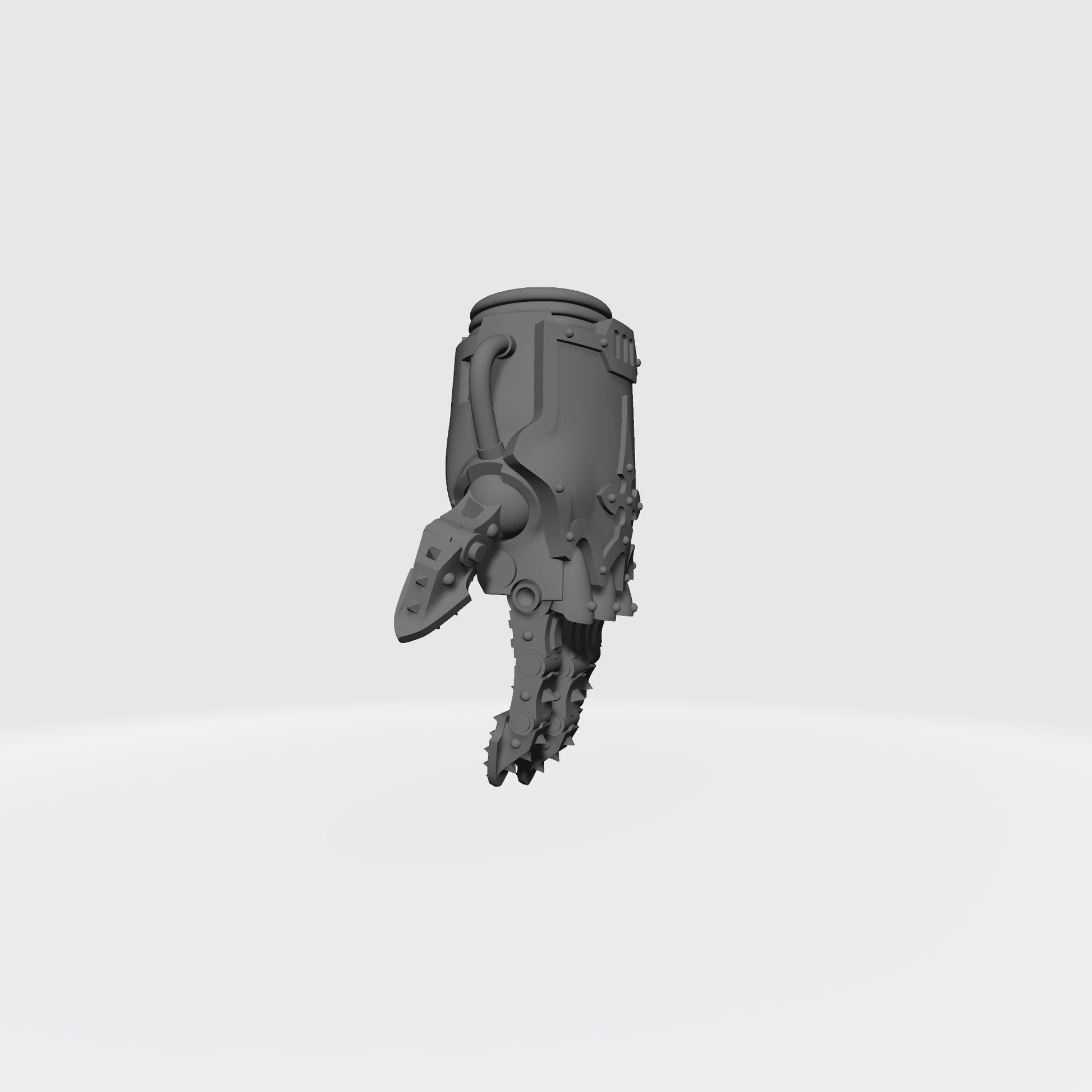 Mech Hands Master-Crafted Left Hand Open Energy Gauntlet compatible with McFarlane Toys 7-inch armored action figures custom resin accessory