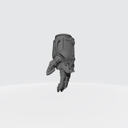 Mech Hands Master-Crafted Left Hand Open Energy Gauntlet compatible with McFarlane Toys 7-inch armored action figures custom resin accessory