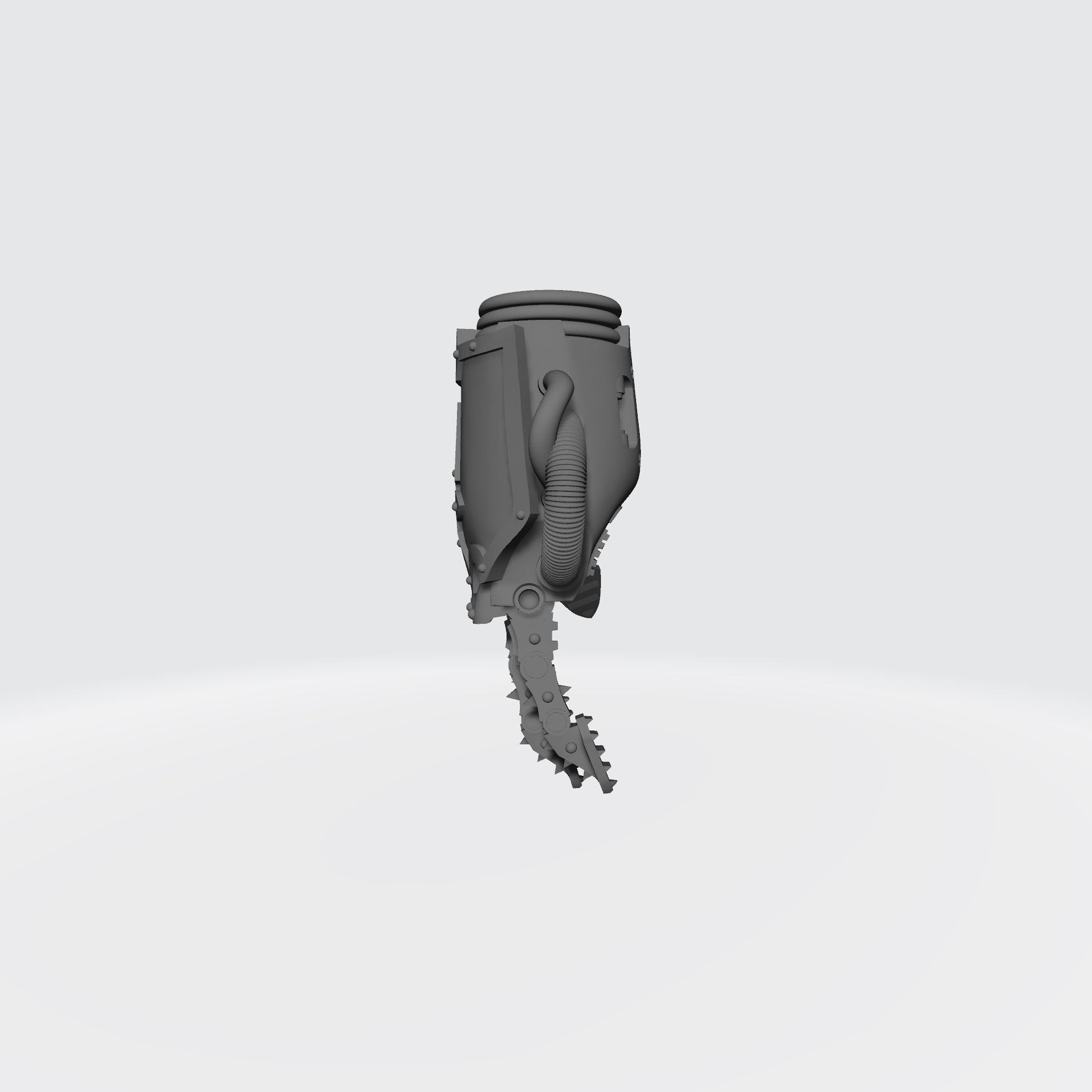 Mech Hands Master-Crafted Left Hand Open Energy Gauntlet compatible with McFarlane Toys 7-inch armored action figures custom resin accessory