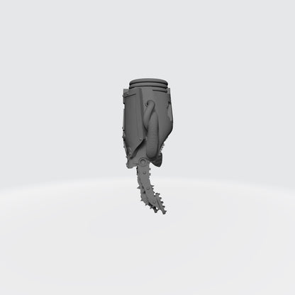 Mech Hands Master-Crafted Left Hand Open Energy Gauntlet compatible with McFarlane Toys 7-inch armored action figures custom resin accessory