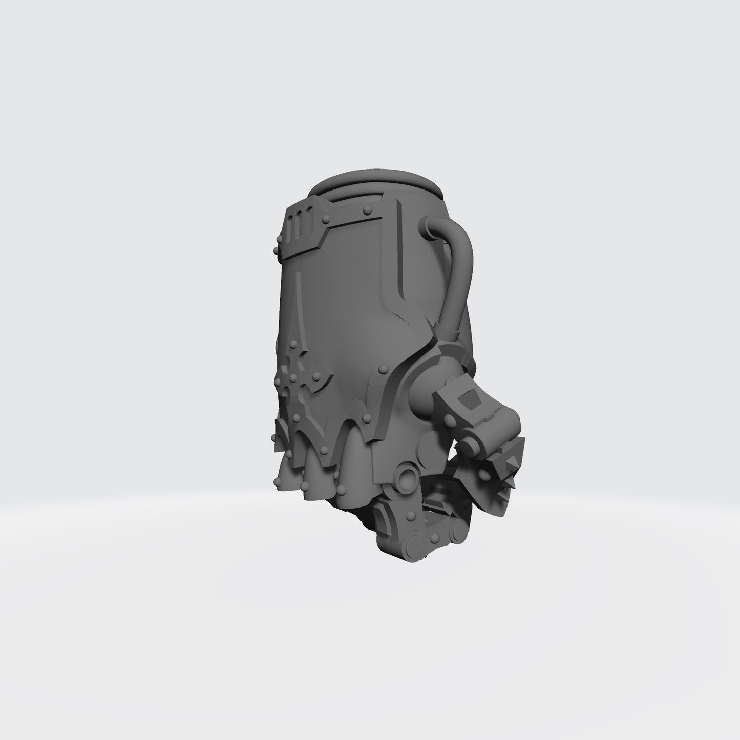 Mech Hands Master-Crafted Right Hand Closed Power Gauntlet compatible with McFarlane Toys 7-inch armored action figures custom resin accessory