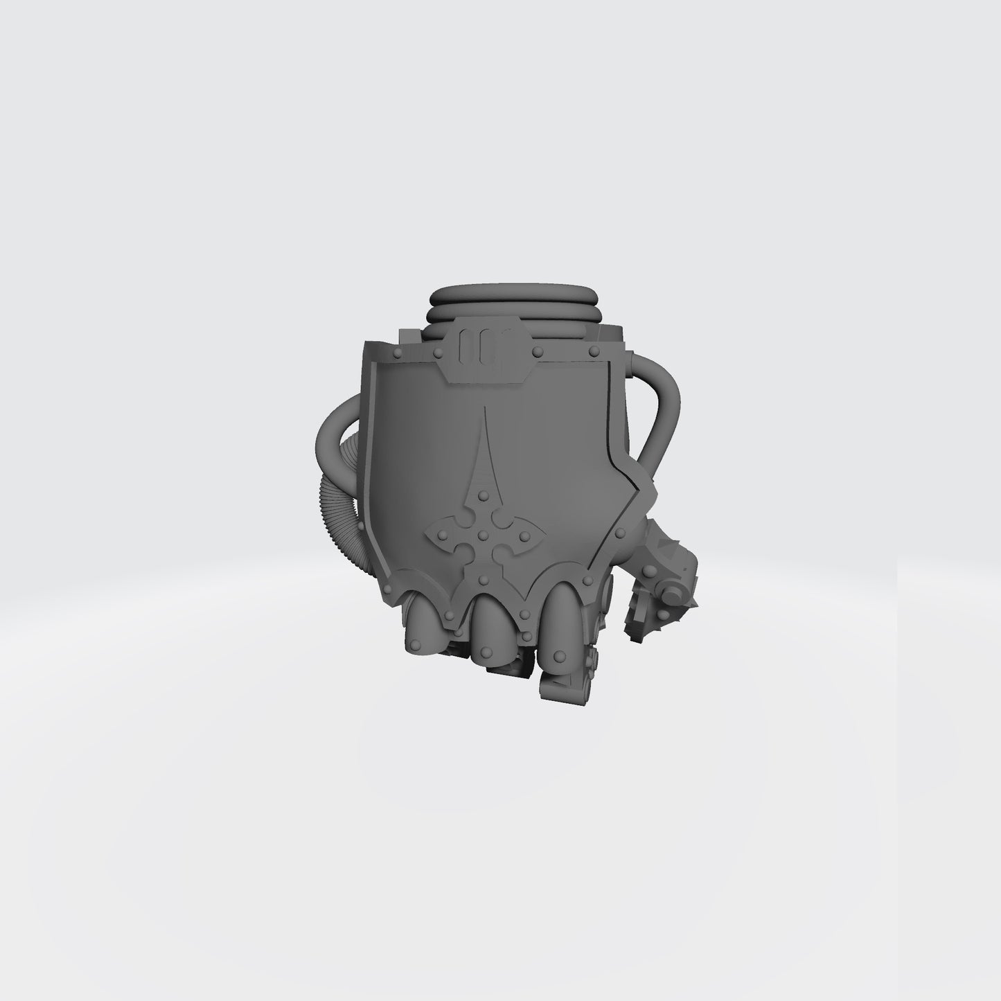 Mech Hands Master-Crafted Right Hand Closed Power Gauntlet compatible with McFarlane Toys 7-inch armored action figures custom resin accessory