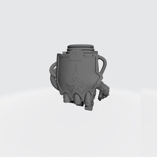 Mech Hands Master-Crafted Right Hand Closed Power Gauntlet compatible with McFarlane Toys 7-inch armored action figures custom resin accessory