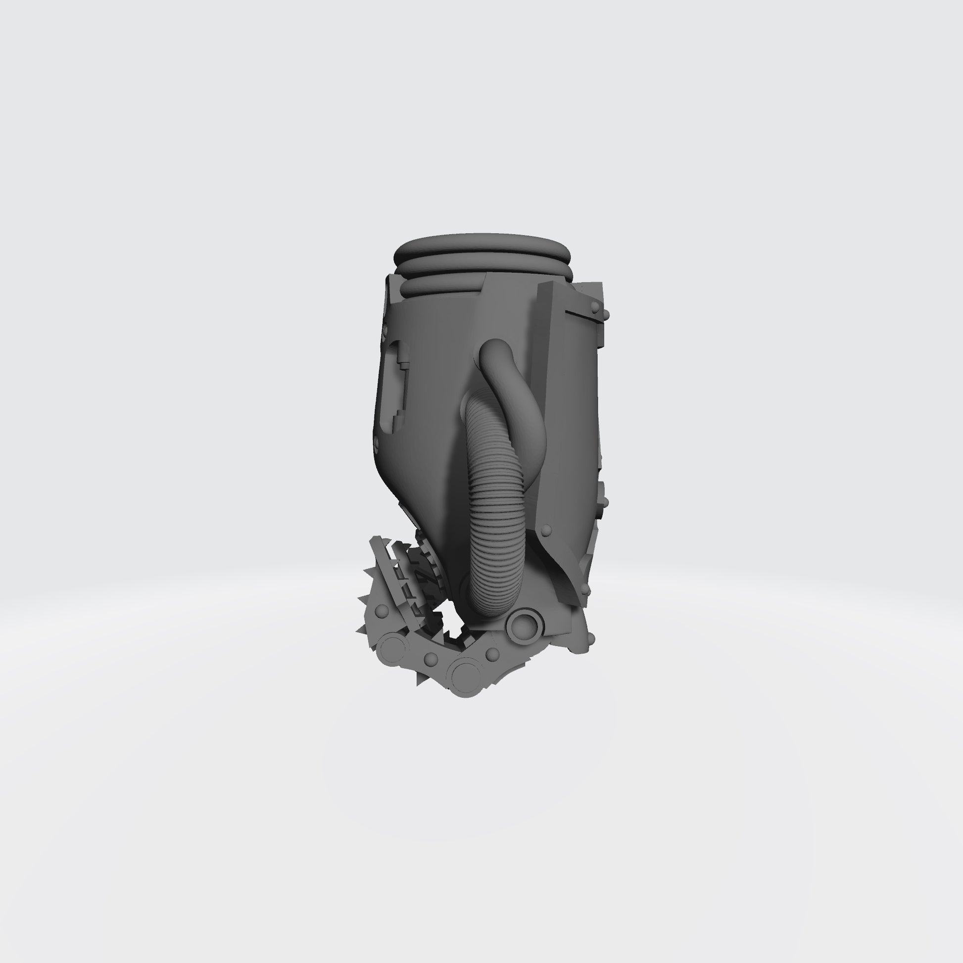 Mech Hands Master-Crafted Right Hand Closed Power Gauntlet compatible with McFarlane Toys 7-inch armored action figures custom resin accessory