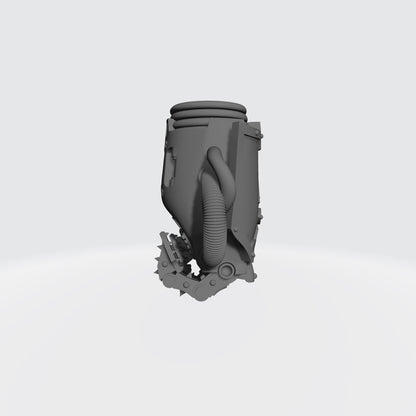 Mech Hands Master-Crafted Right Hand Closed Power Gauntlet compatible with McFarlane Toys 7-inch armored action figures custom resin accessory