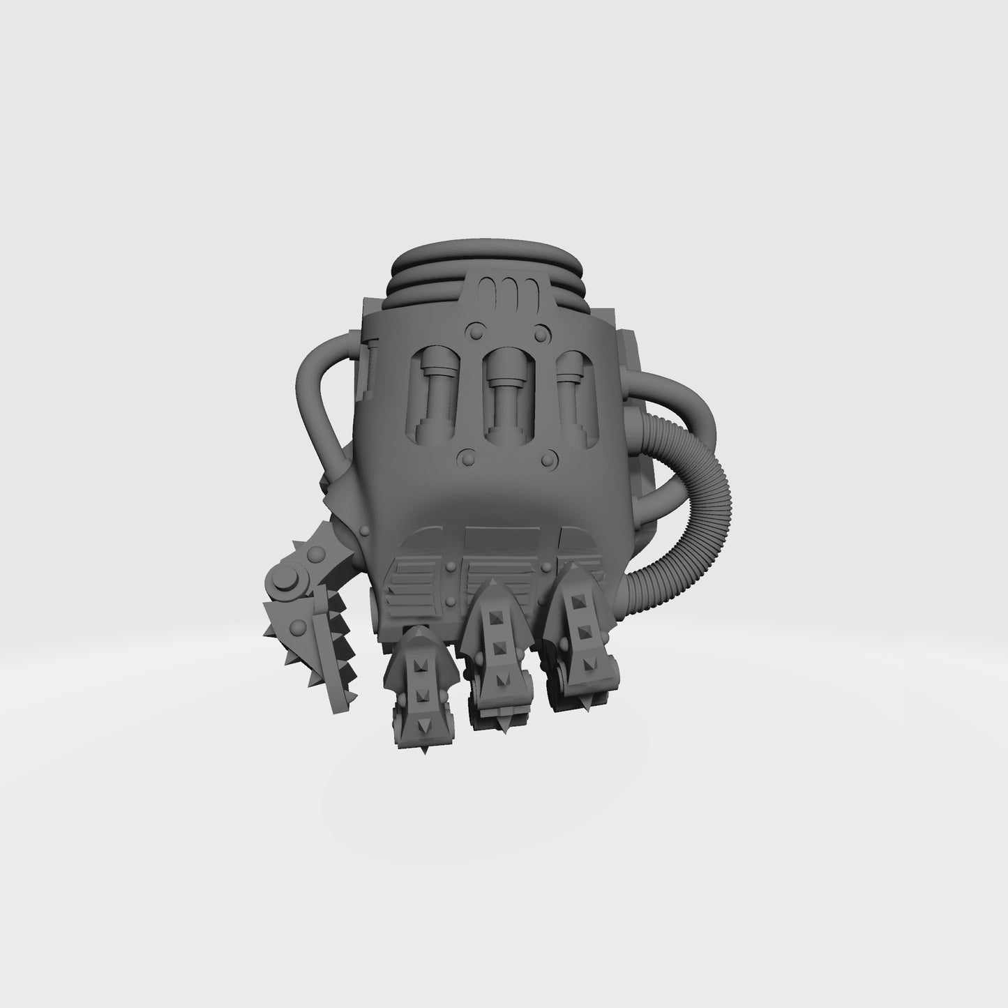 Mech Hands Master-Crafted Right Hand Closed Power Gauntlet compatible with McFarlane Toys 7-inch armored action figures custom resin accessory
