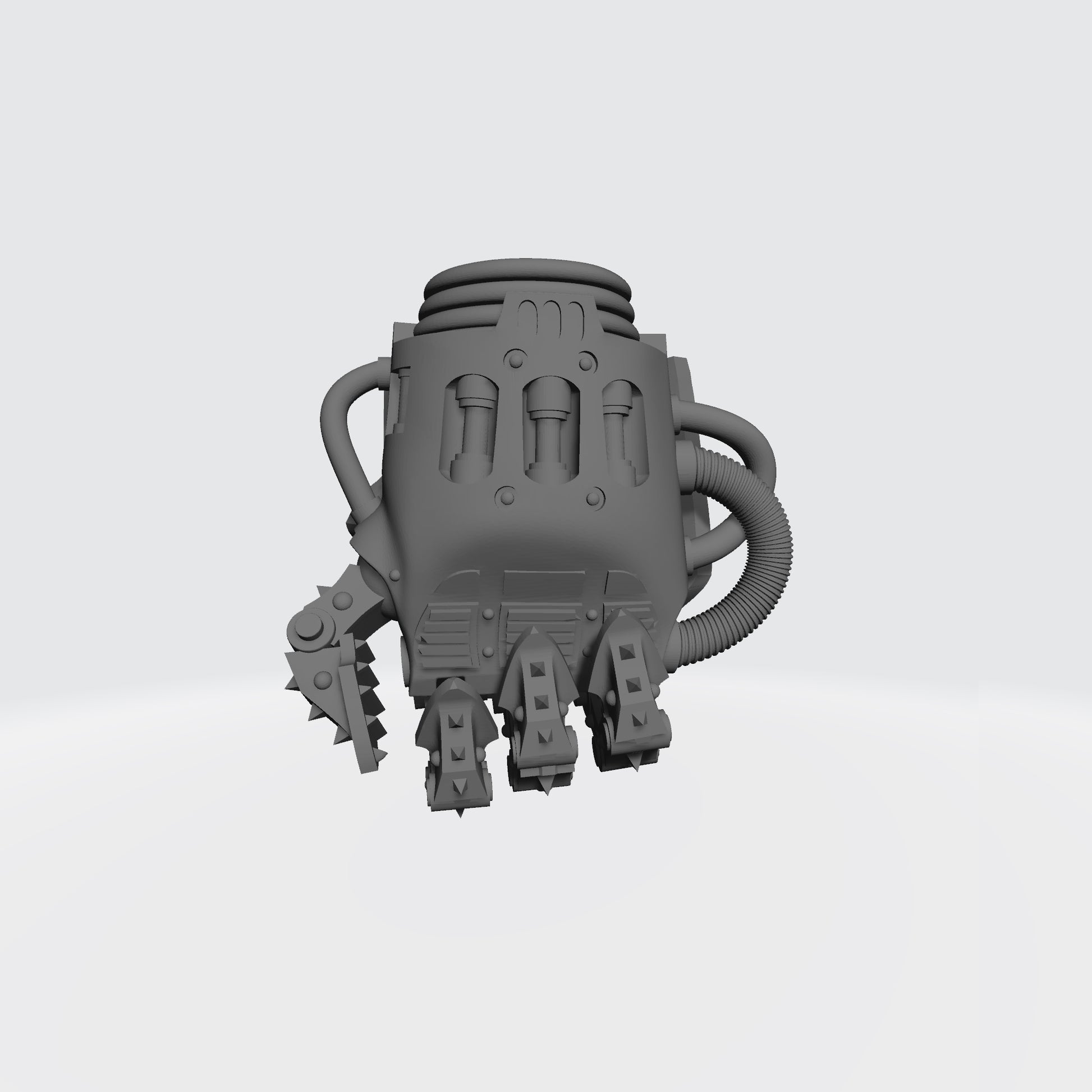 Mech Hands Master-Crafted Right Hand Closed Power Gauntlet compatible with McFarlane Toys 7-inch armored action figures custom resin accessory