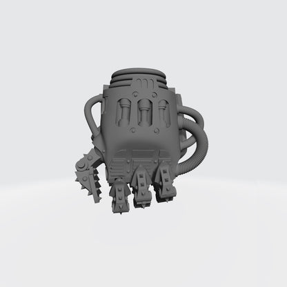 Mech Hands Master-Crafted Right Hand Closed Power Gauntlet compatible with McFarlane Toys 7-inch armored action figures custom resin accessory
