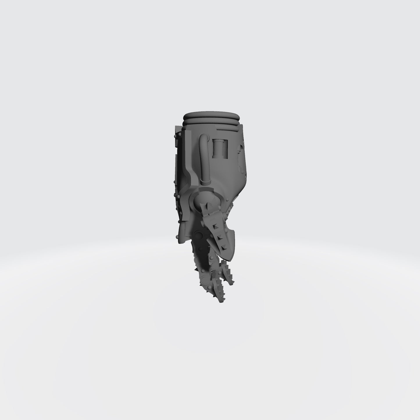Mech Hands Master-Crafted Right Hand Open Energy Gauntlet compatible with McFarlane Toys 7-inch armored action figures custom resin accessory