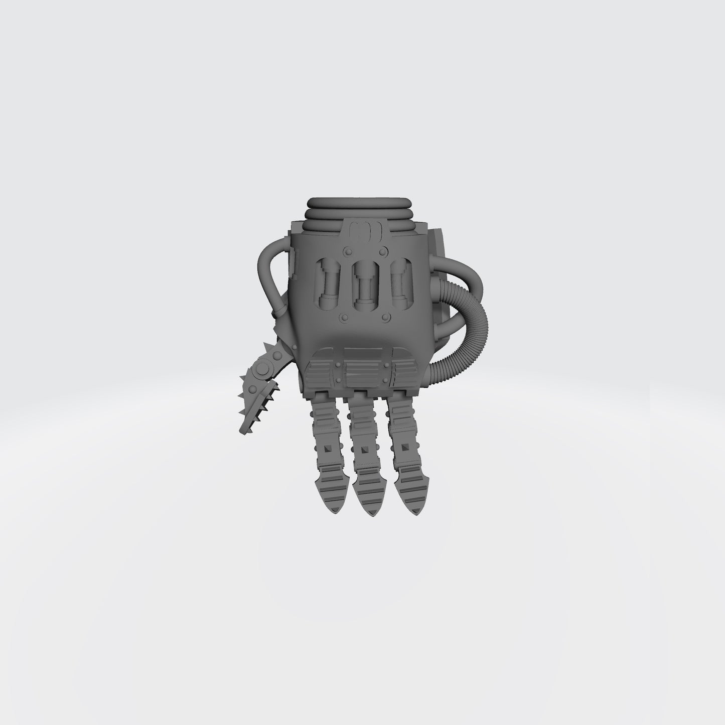 Mech Hands Master-Crafted Right Hand Open Energy Gauntlet compatible with McFarlane Toys 7-inch armored action figures custom resin accessory