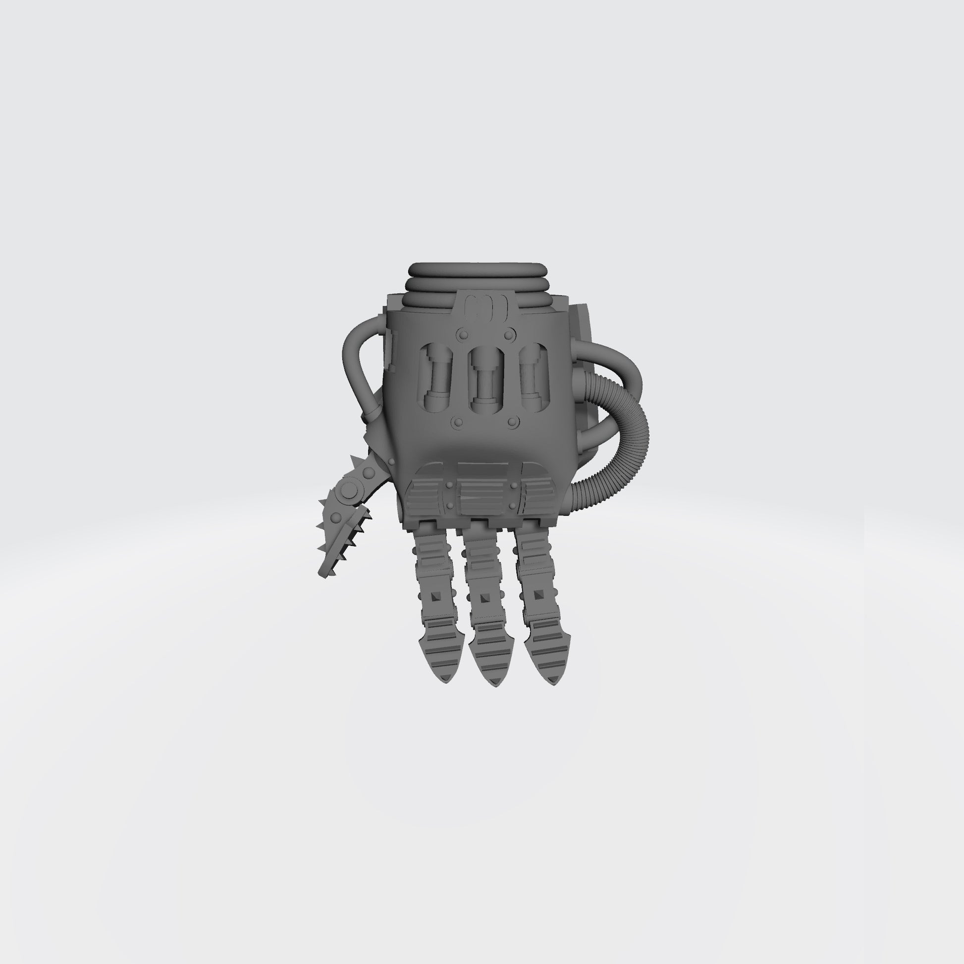Mech Hands Master-Crafted Right Hand Open Energy Gauntlet compatible with McFarlane Toys 7-inch armored action figures custom resin accessory