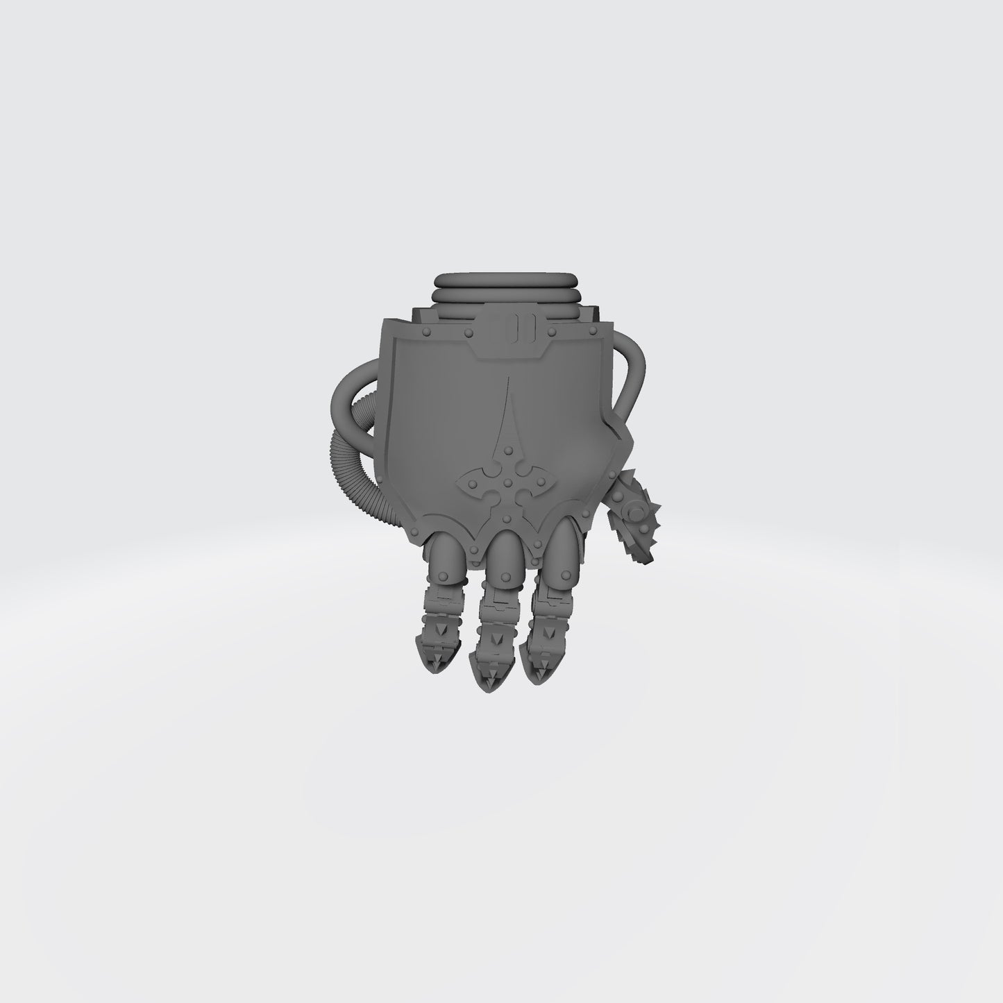 Mech Hands Master-Crafted Right Hand Open Energy Gauntlet compatible with McFarlane Toys 7-inch armored action figures custom resin accessory