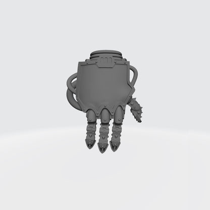 Mech Hands Right Hand Open Power Gauntlet compatible with McFarlane Toys 7-inch armored action figures custom resin accessory