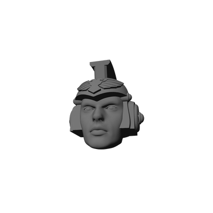 Mobile Infantry Guard Hero of the Guard custom resin head swap compatible with G.I. Joe Classified Series 6-inch 1:12 scale action figures.