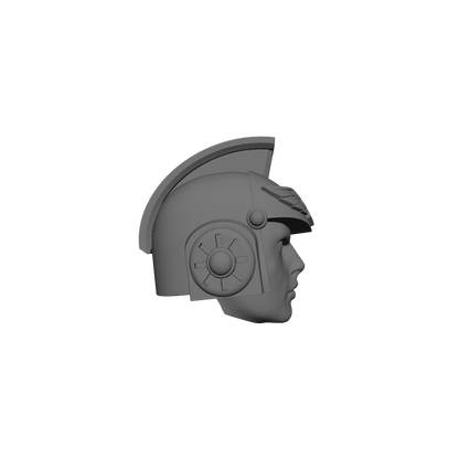 Mobile Infantry Guard Hero of the Guard custom resin head swap compatible with G.I. Joe Classified Series 6-inch 1:12 scale action figures.