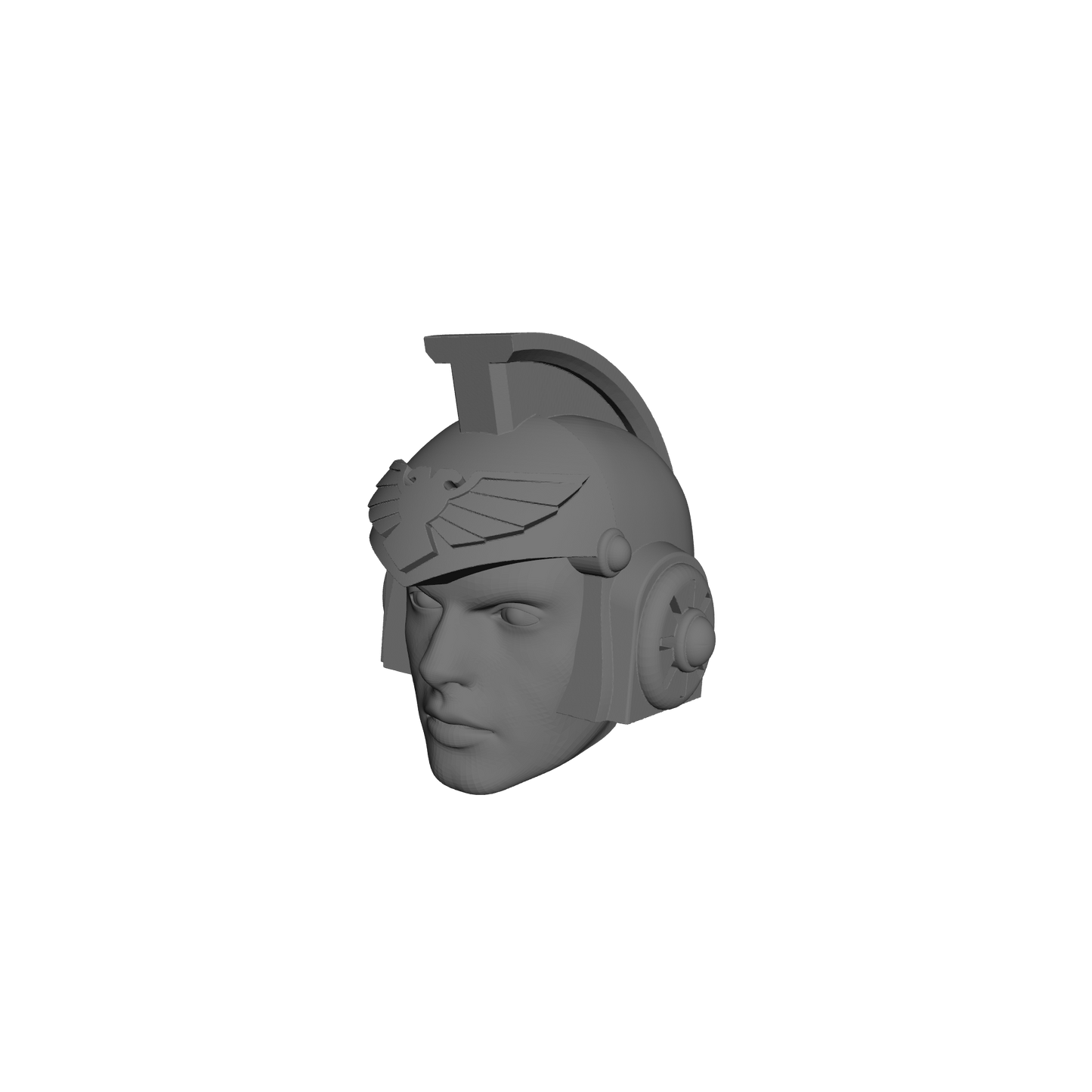 Mobile Infantry Guard Hero of the Guard custom resin head swap compatible with G.I. Joe Classified Series 6-inch 1:12 scale action figures.