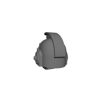 Mobile Infantry Guard Hero of the Guard custom resin head swap compatible with G.I. Joe Classified Series 6-inch 1:12 scale action figures.