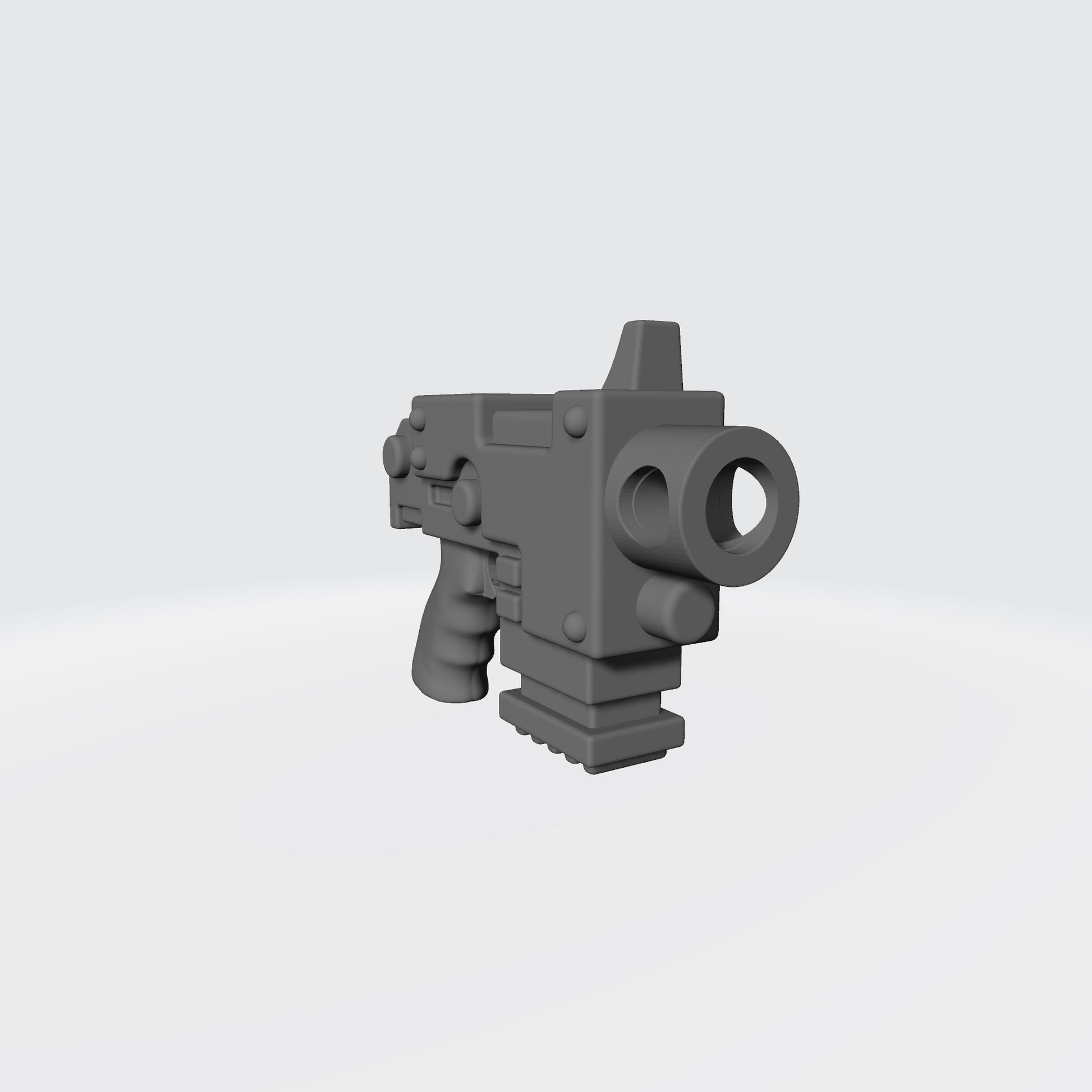 Mobile Infantry Guard Strike Pistol Deluxe Grip compatible with McFarlane Toys 1:12 scale armored action figures custom resin sci-fi weapon accessory