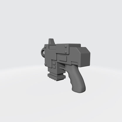 Mobile Infantry Guard Strike Pistol Deluxe Grip compatible with McFarlane Toys 1:12 scale armored action figures custom resin sci-fi weapon accessory