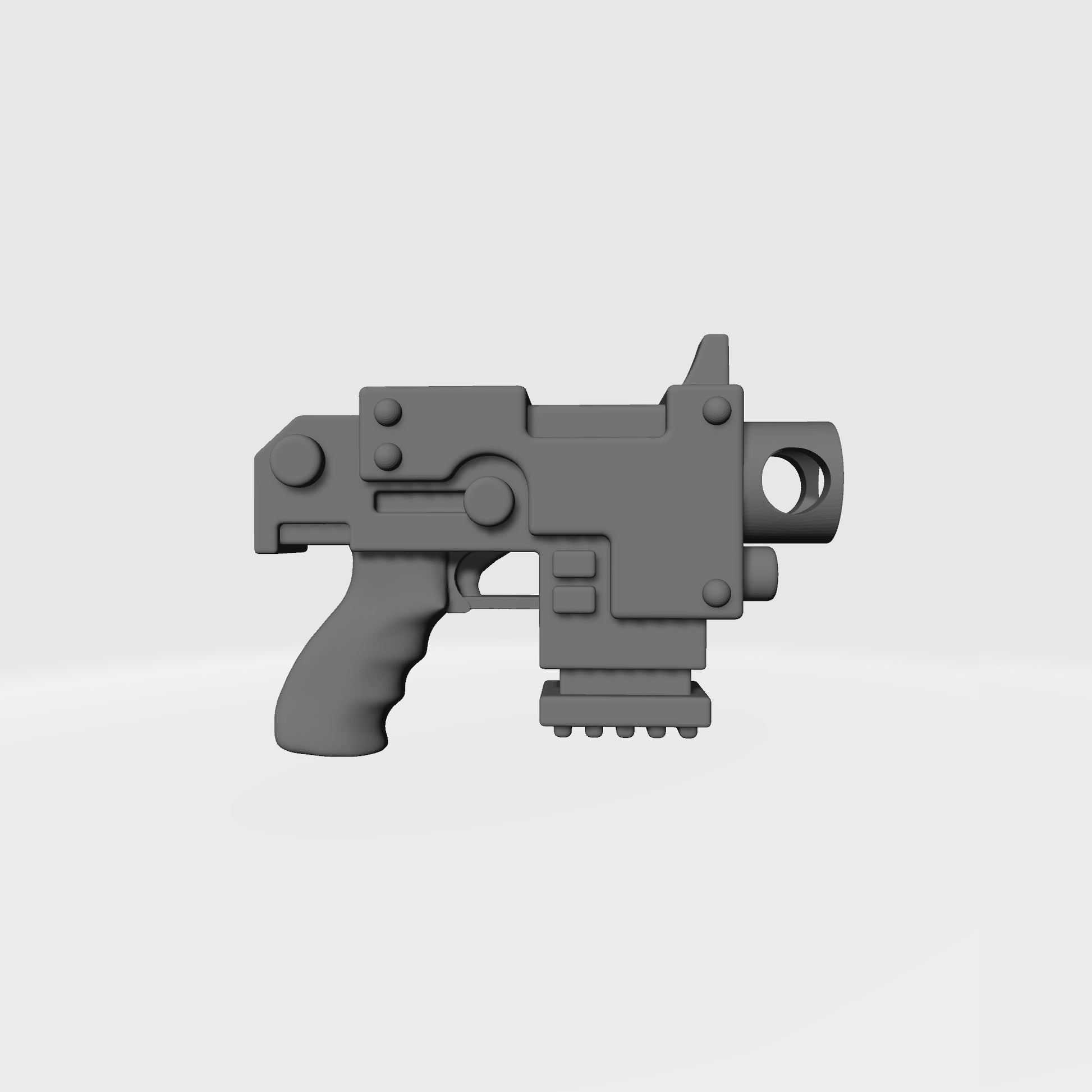 Mobile Infantry Guard Strike Pistol Deluxe Grip compatible with McFarlane Toys 1:12 scale armored action figures custom resin sci-fi weapon accessory