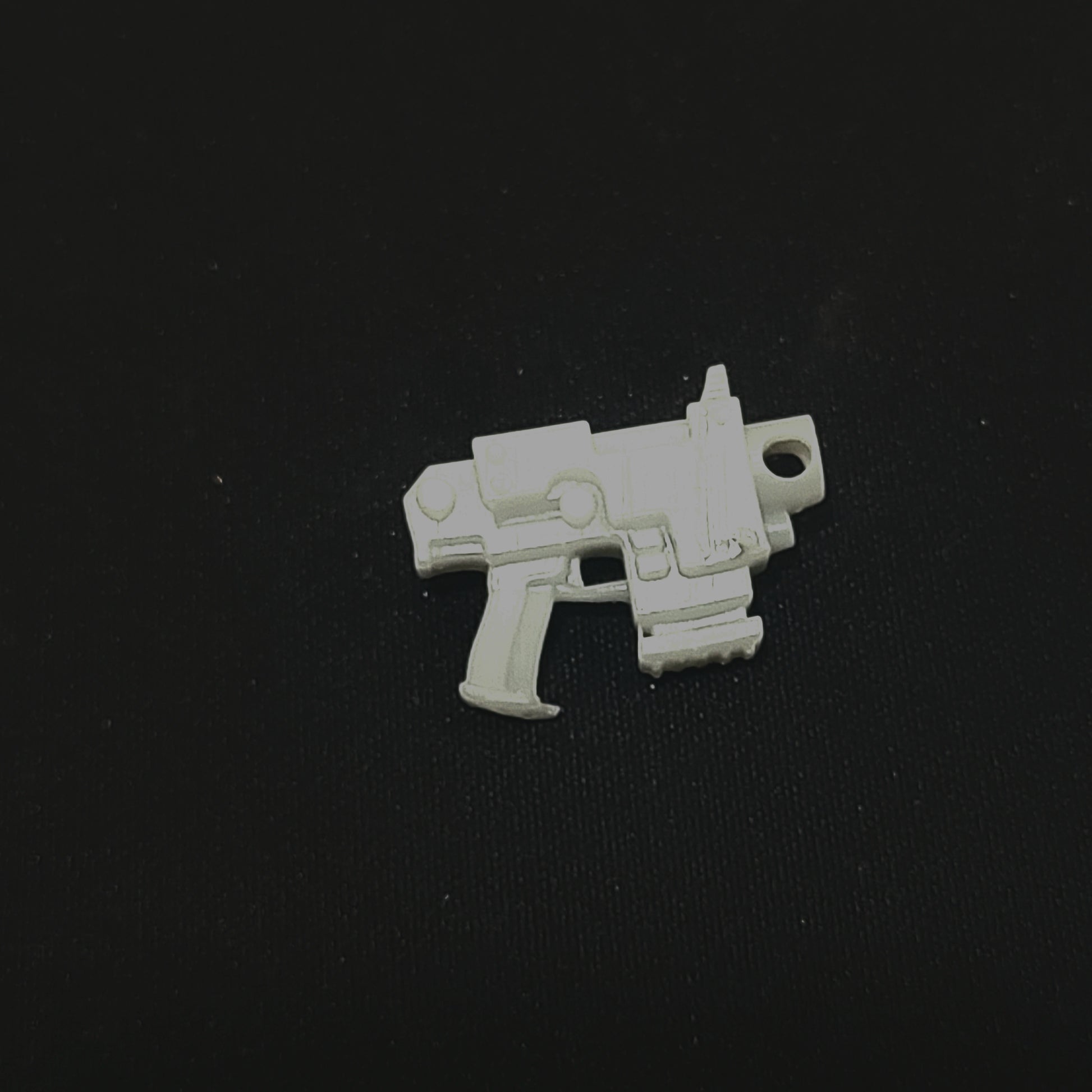 Mobile Infantry Guard Striker Pistol custom resin weapon compatible with G.I. Joe Classified, Action Force, and other 1:12 scale action figures.