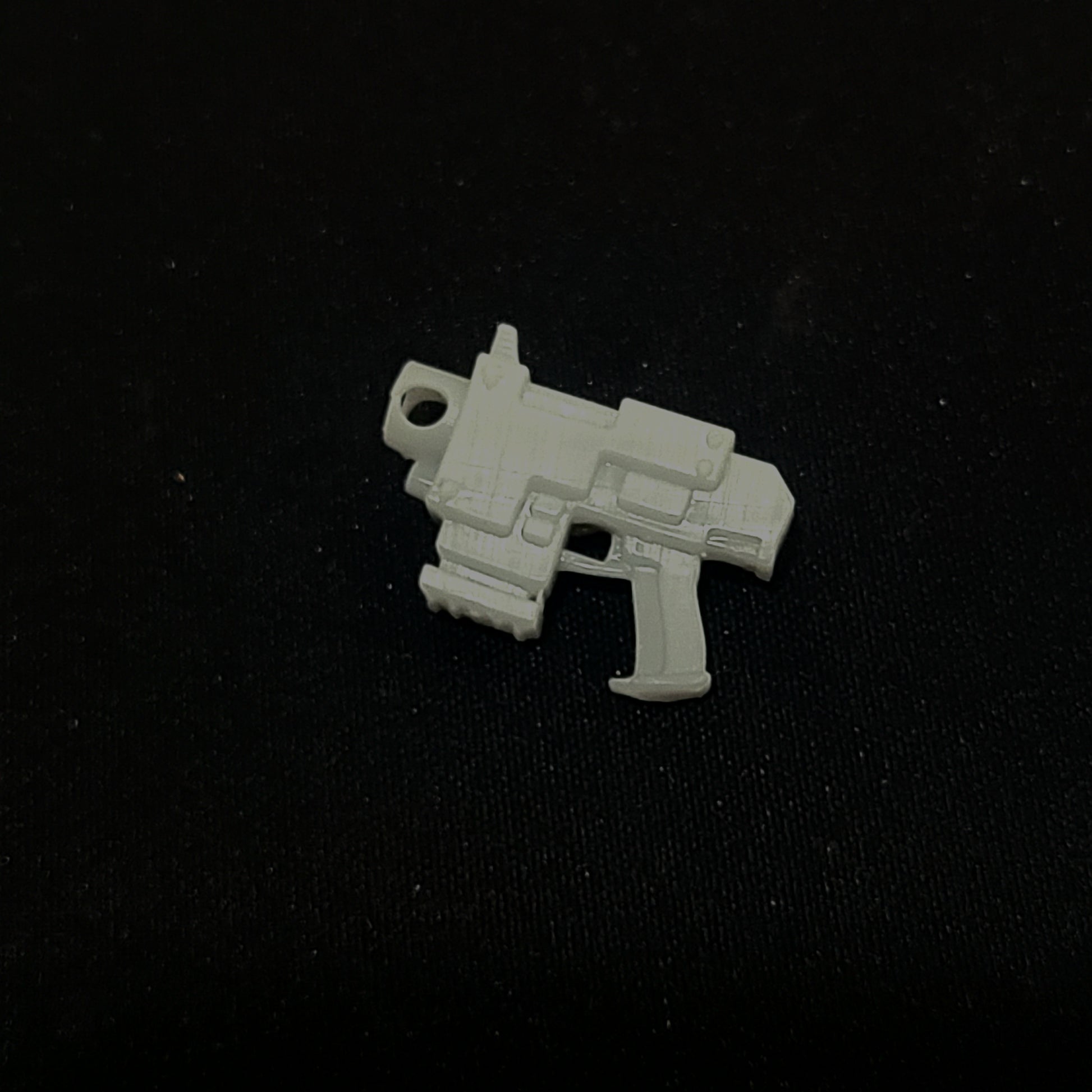 Mobile Infantry Guard Striker Pistol custom resin weapon compatible with G.I. Joe Classified, Action Force, and other 1:12 scale action figures.